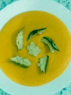 Una foto de Puré de zanahoria