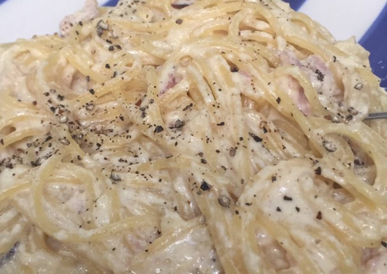 Spaghety Carbonara 1 teflon