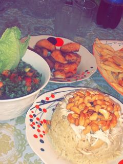 صورة لوصفة منسف الدجاج