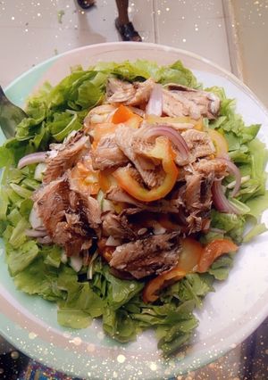 A picture of Fish salad.