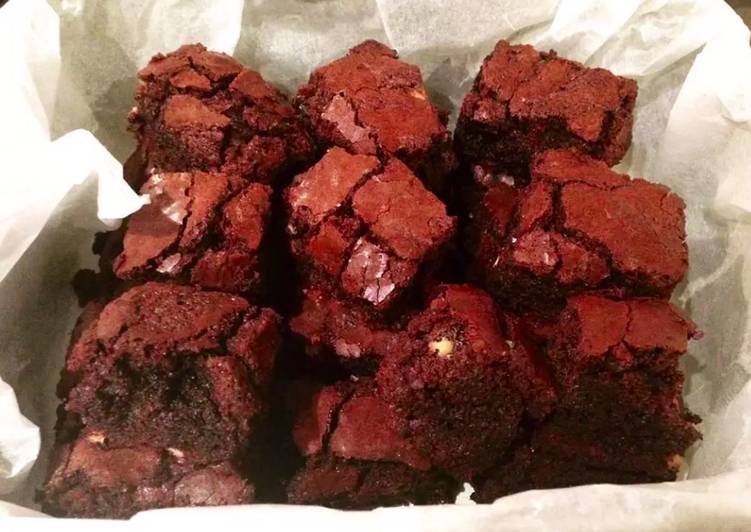 Recipe of Super Quick Homemade Chocolate brownies