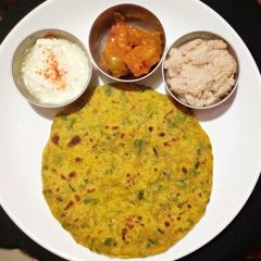 A picture of Healthy methi paratha.
