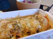 Una foto de rollitos de pechuga de pavo