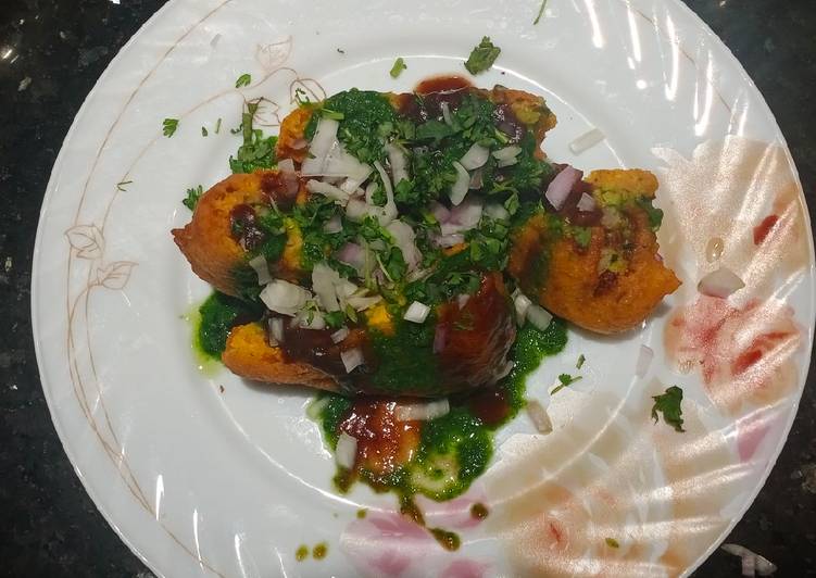 Leftover roti sabji pattice chaat