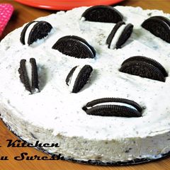 A picture of No Bake Oreo Ice Cream Cake.