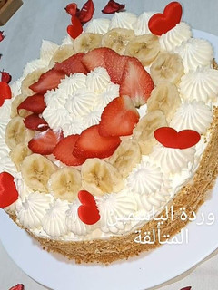 صورة لوصفة كيكة عيد ميلاد مقلوعي