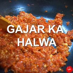 A picture of Gajar Ka halwa.
