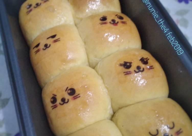 Resep Roti butter isi susu oven tangkring Anti Gagal