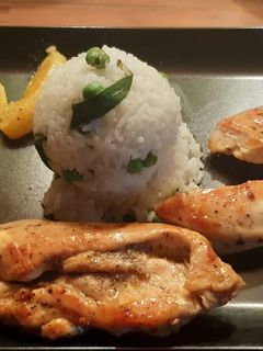 Narancsos chilis csirkemell steak recept fotója