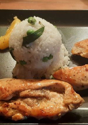 Narancsos chilis csirkemell steak recept fotója