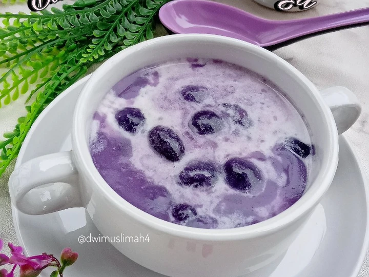 Cara Mudah Membuat Resep Bubur Candil Ubi Ungu yang  Bikin Ketagihan Anti Ribet, Mantap
