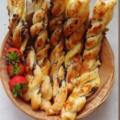 A picture of Chocolate twists.