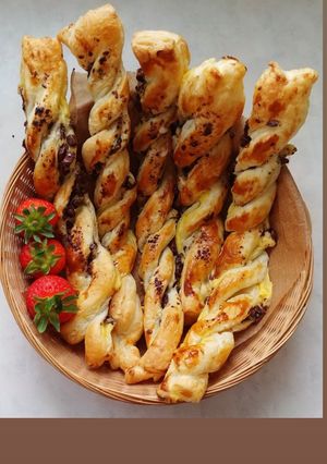A picture of Chocolate twists.