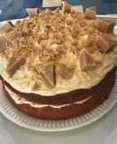 Caramel fudge cake #mycookbook