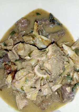 A picture of White Soup (Ofe Nsala).