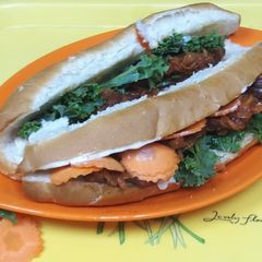 A picture of Red bean Sandwich.