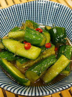 A picture of Pickled Cucumber - Asian Cucumber Salad.