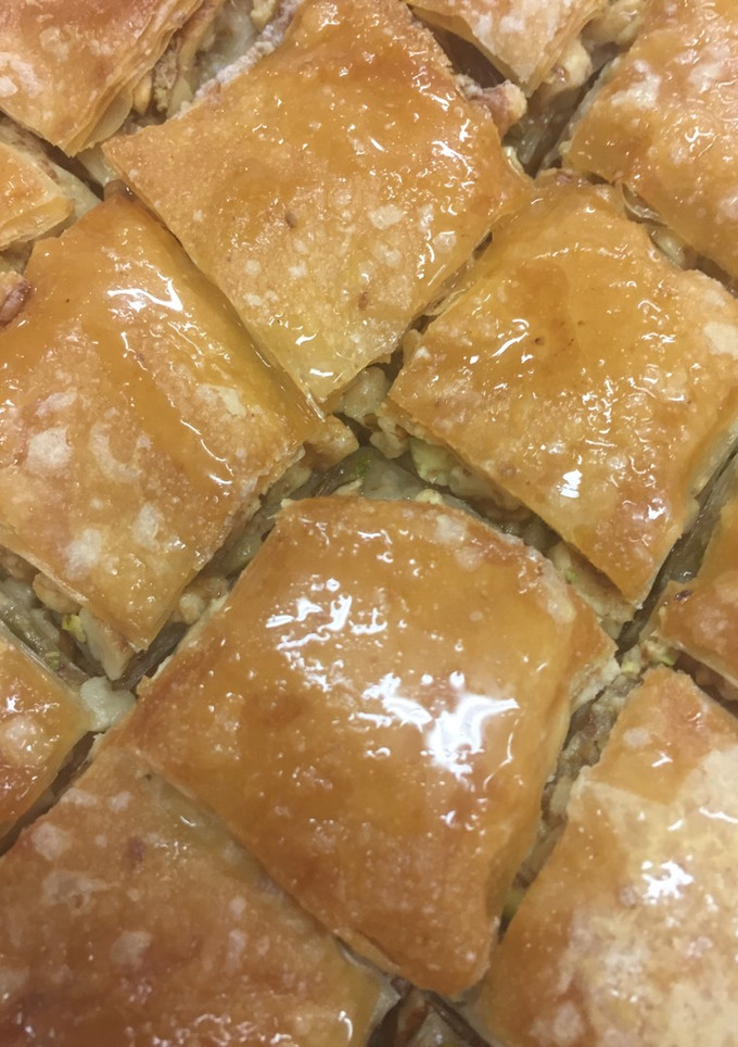 Una foto de Baklava