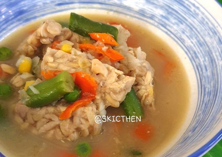 Bumbu Membuat Tempe Kuah Rempah Pedas yang sempurna