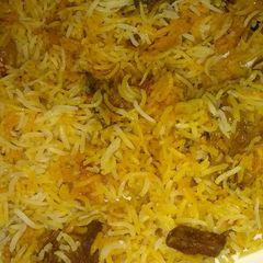 A picture of Beef biryani.