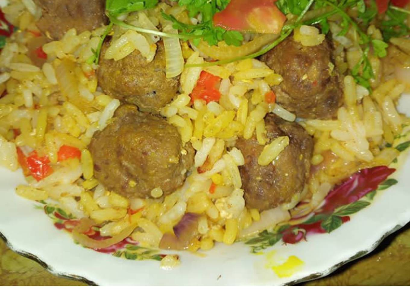 Rice kufta(kabab)