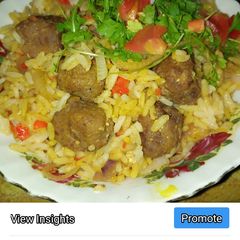 A picture of Rice kufta(kabab).