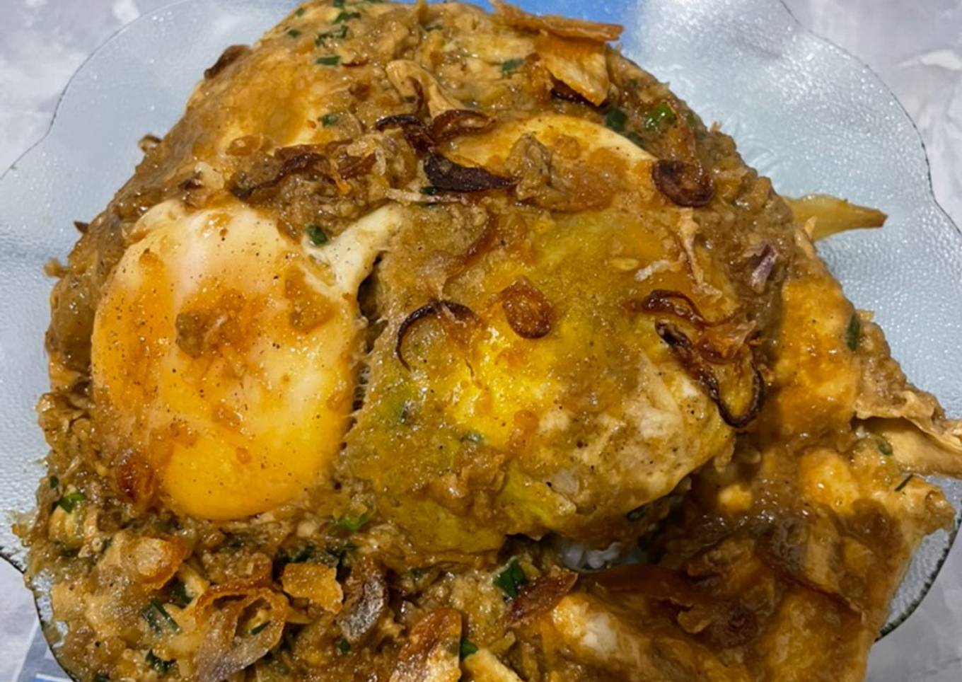 Nasi telur pontianak