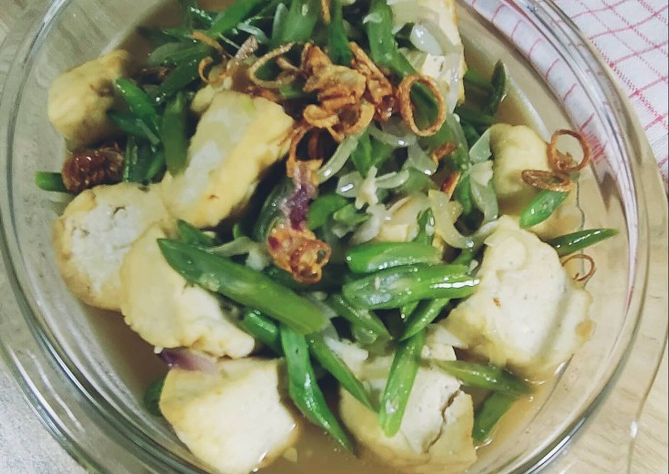 Tumis Buncis Tahu