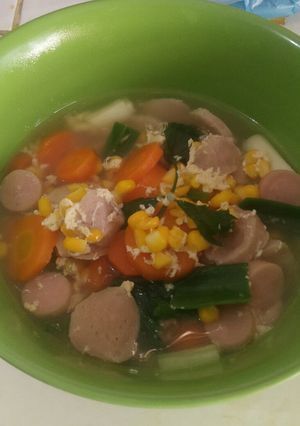 Foto resep 72. Sup jagung telur berserat