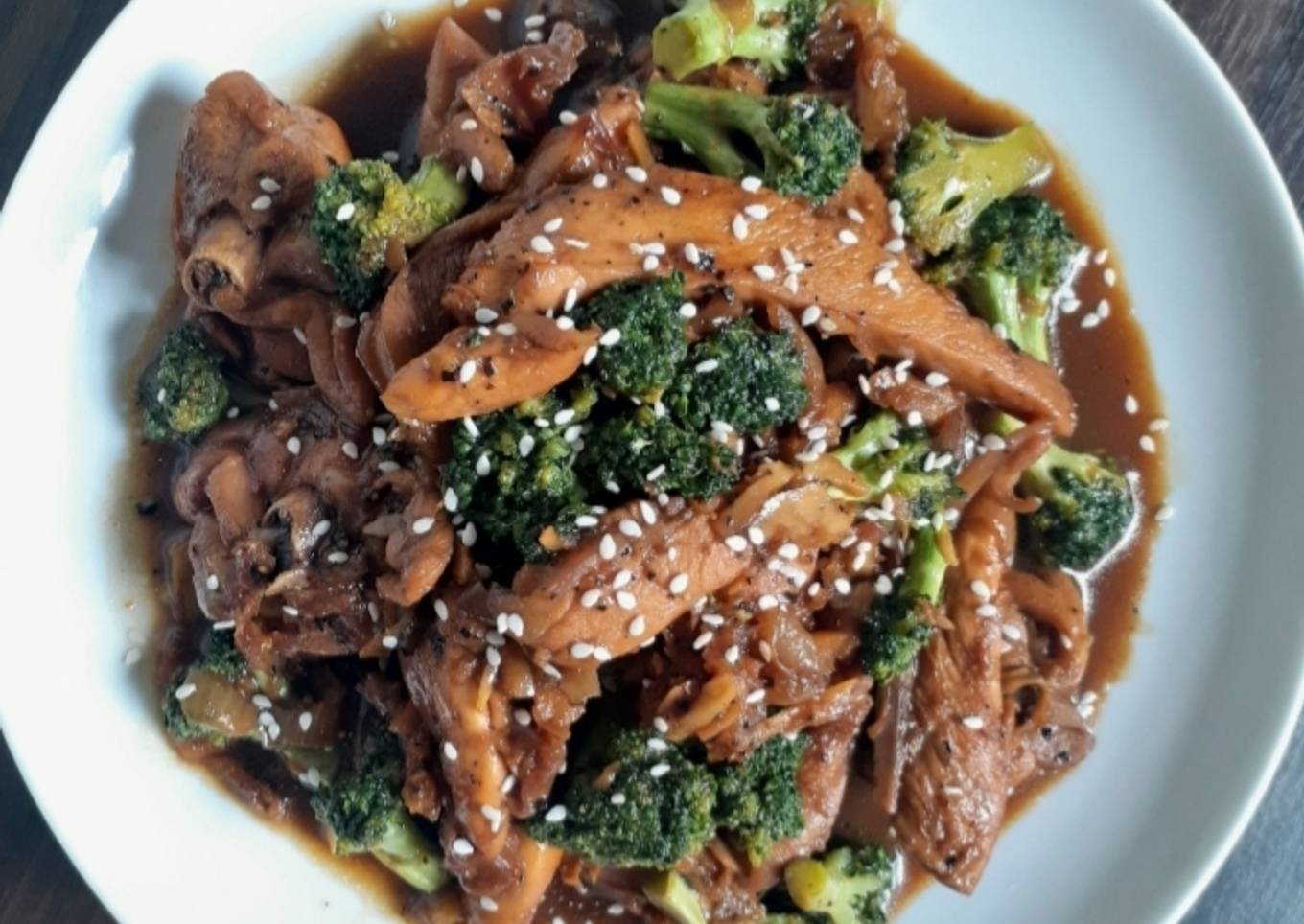 Ayam Brokoli Lada Hitam