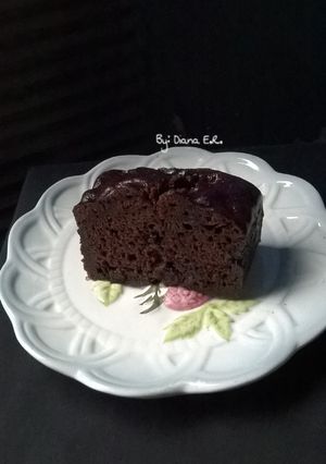 Foto resep Brownies NutriCake Praktis (bake/steam) no mixer