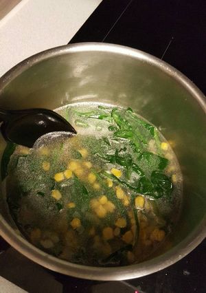 Foto resep Sayur bayam jagung