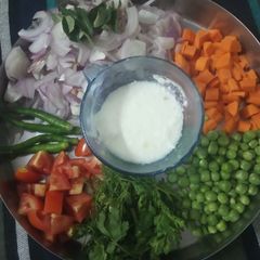 Vegetable pulao A picture of Vegetable pulao.