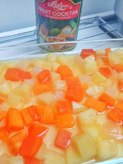 Foto resep Silky puding friut cocktail