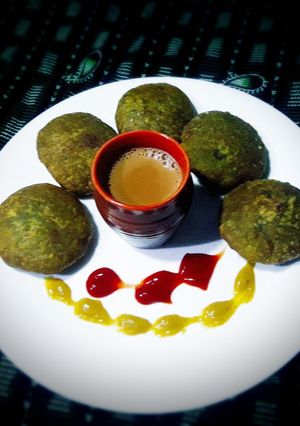 A picture of Haryalli kachori.
