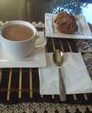 Atole champurrado de harina. # 4