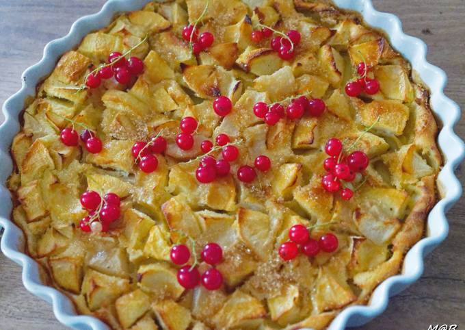 Clafoutis aux pommes II au Cook Expert