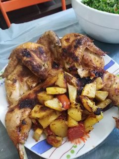 صورة لوصفة دجاج مشوي بطريقة بسيطة