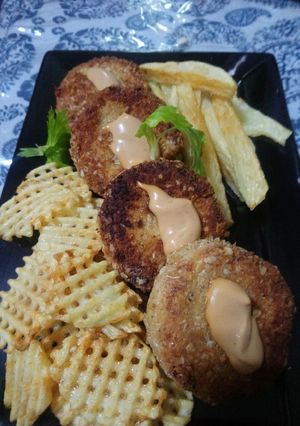 Una foto de Hamburguesa de pescado