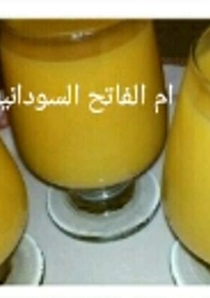 صورة لوصفة عصير او مديده بالقرع العسلي