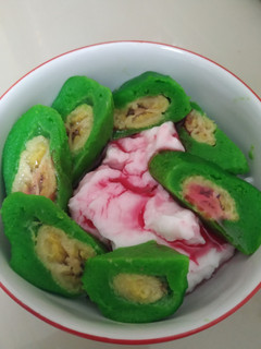 Foto resep Es Pisang Ijo