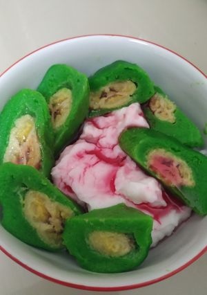 Foto resep Es Pisang Ijo