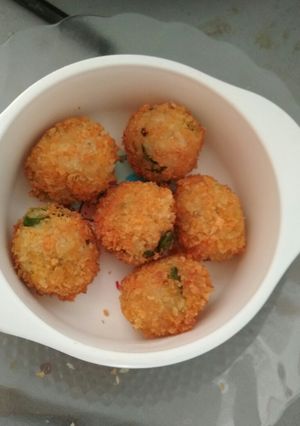 Foto resep Bola bola nasi MPASi 11m