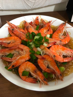 鮮蝦粉絲煲🦐 的食譜成品照片