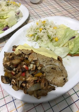 Una foto de Pescado relleno