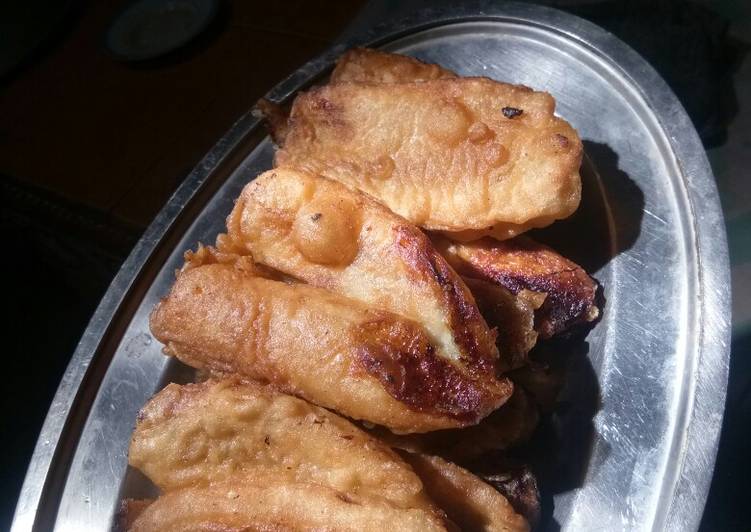 Pisang goreng kepok krispi