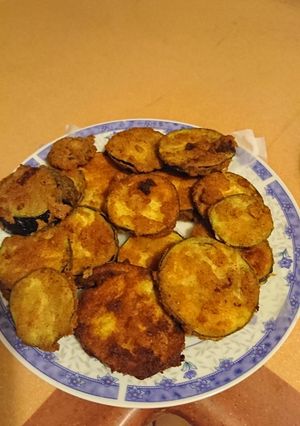 صورة لوصفة باذنجان مقلي