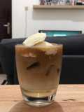 Ice coffee float