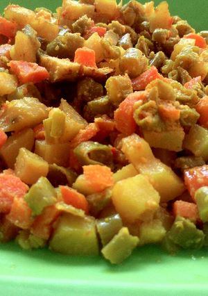 Foto resep Sambel goreng wortel, kentang, buncis