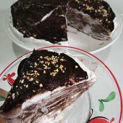 รูปของ Milles crepes tiramisu cake gluten free
